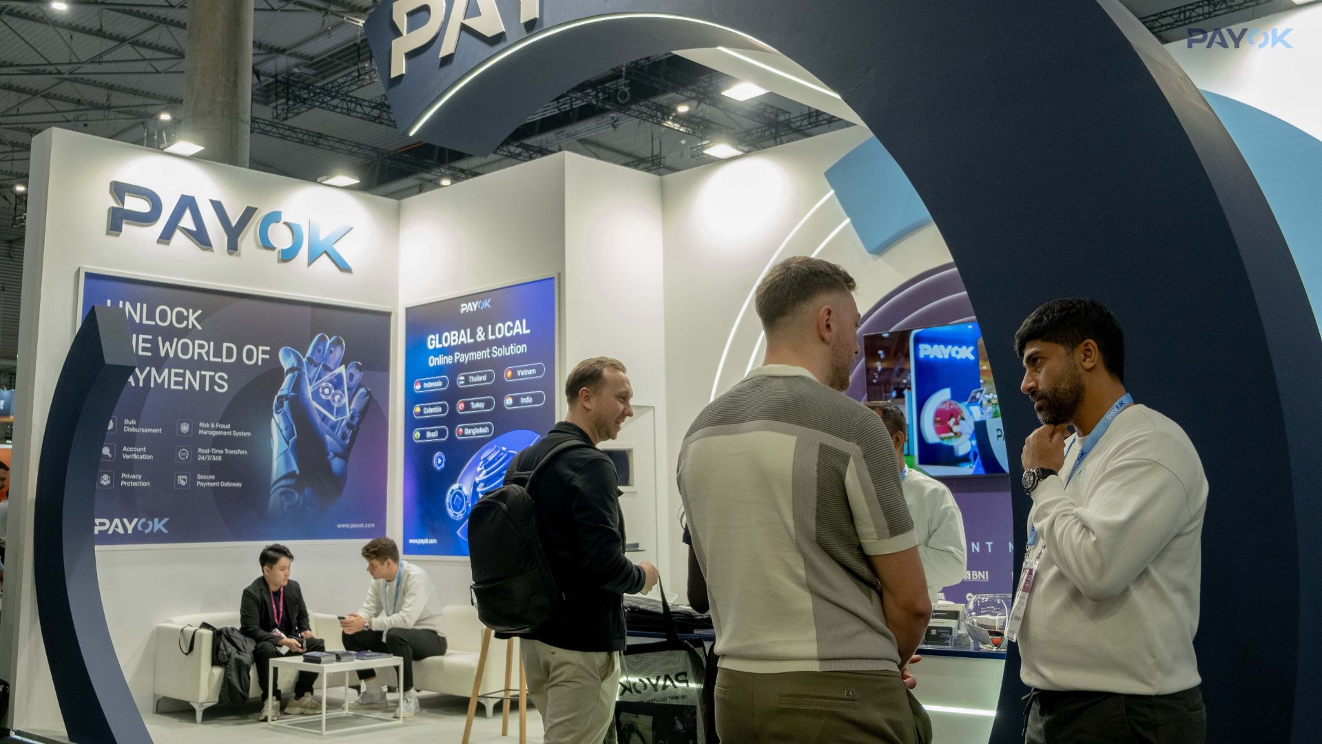 PAYOK Team at ICE Barcelona